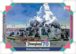 Matterhorn Mountain Concept Art - 2025 Topps Disneyland 70th Anniversary