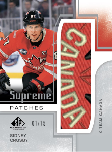 Sidney Crosby Supreme Patches - 2025-26 Upper Deck SP Game Used Hockey
