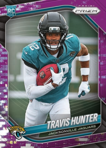 Travis Hunter Rookie Prizm Purple Pulsar - 2025 Panini Prizm Football