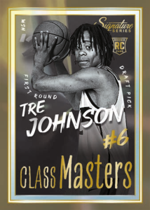 Tre Johnson Class Masters Gold - 2025-26 Panini Signature Series Basketball