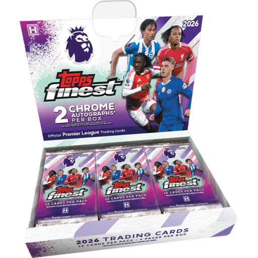 2026 Topps Finest Premier League Soccer Hobby Box Card –