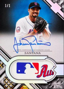Johan Santana Logoman Autograph - 2025 Topps Transcendent Collection Baseball