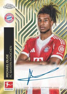 Michael Olise Gold Magic Autograph - 2025-26 Topps Chrome Bundesliga Soccer