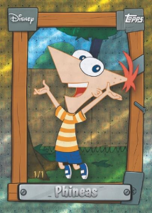 Phineas Foilfractor - 2026 Topps Disney Neon
