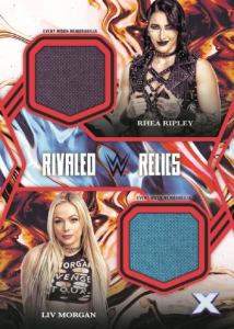 Rhea Ripley Liv Morgan Rival Relics - 2025 Topps WWE Exalted
