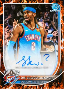 Shai Gilgeous-Alexander Auto - 2025-26 Bowman Basketball