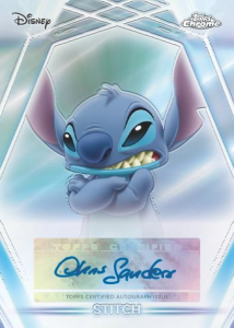 Stitch Chrome Neon Etch Auto - 2026 Topps Disney Neon