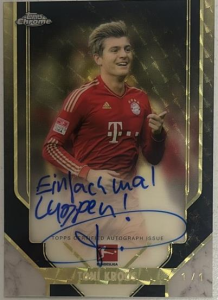 Toni Kroos Chrome Superior Signatures Legends SuperFractor - 2025-26 Topps Chrome Bundesliga Soccer