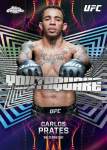 Carlos Prates Youthquake - 2026 Topps Chrome UFC