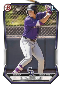 Ethan Holliday Paper Prospects - 2026 Bowman Baseball