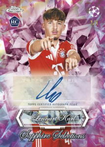 Lennart Karl Padparadscha - 2025-26 Topps Chrome UEFA Club Competitions Soccer