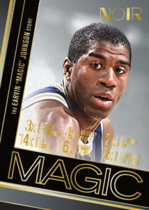 Magic Johnson Biopics Holo Gold - 2025-26 Panini Noir Basketball