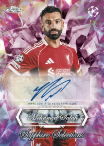 Mohamed Salah Padparadscha - 2025-26 Topps Chrome UEFA Club Competitions Soccer