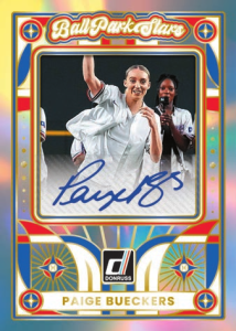 Paige Bueckers Donruss Ballpark Stars Signatures - 2025-26 Panini Donruss Baseball