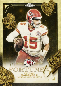 Patrick Mahomes II Furtune - 2025 Topps Chrome Football