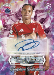 Rio Ngumoha Padparadscha - 2025-26 Topps Chrome UEFA Club Competitions Soccer
