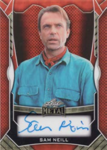 Sam Neill Autograph - 2026 Leaf Metal Pop Century