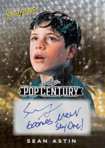 Sean Astin Scripted Autograph - 2026 Leaf Metal Pop Century