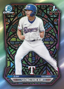 Seong-Jun Kim Etched in Glass Variation - 2026 Bowman Baseball
