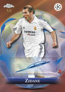 Zidane Rose Gold - 2025-26 Topps Chrome UEFA Club Competitions Soccer